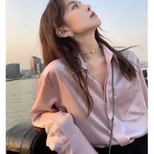 cn-11134207-7qukw-lh4m9y0nmpcv74.webp Temperament Womens acetate satin blouse long sleeve polo neck loose style
