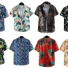 my-11134207-820l5-miwijt22mdj8ac-1.webp Hawaiian Shirt Mens Casual Floral Pattern Beach Loose Breathable Short Sleeve Unisex