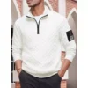 sg-11134201-81ztu-miique2u248w86.webp Tactical Fleece Jacket Men Warm Stand Up Collar Pullover Checkered Zipper Sweatshirt Jacket