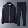 Autumn Suit Sweatshirt Large Size Two Sets Middleaged Elderly Fashion Sportswear Suit Men Middleaged Mens Casual Wear