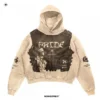 Casual Letters Explosion Print Mens Clothing Skull Fashion Hoodie Men Harajuku Retro